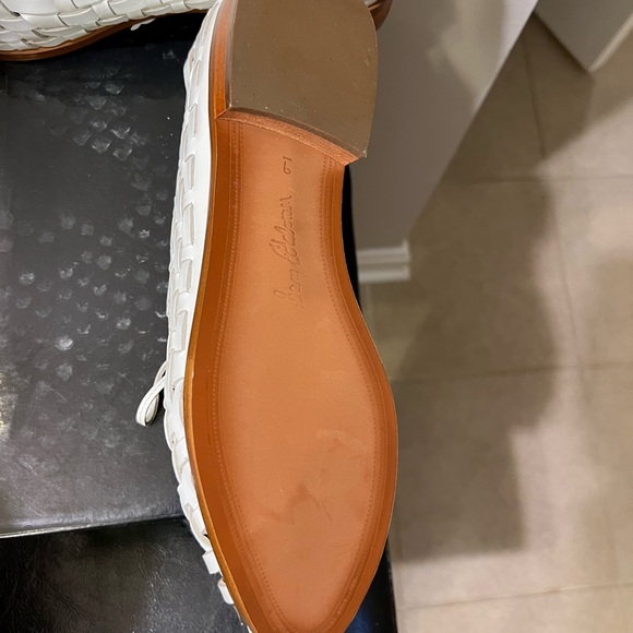 Sam Edelman White Woven Flats - Picture 3 of 4